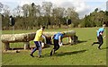 Horse Jump in Field at Greenlands, near Henley-on-Thames, Oxfordshire in RG9 3AX