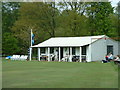 Cricket pavilion at Headley Heath in KT18 6NR