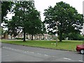 Open Space in Residential Area of Three Bridges, Crawley, West Sussex in RH10 1SU