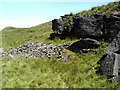 Disused delph at the edge of Ovenden Moor in BD22 9SP