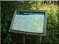 Information point at the Woodland Trust's Hammond's Copse in RH2 8QE