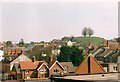 View across to Wyndham Hill from above Yeovil bus station in BA21 5LU