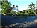 Road Junction at Orltons, Near Rusper, West Sussex in RH12 4RN