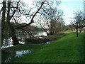 The River Stour at Wimborne Minster in BH21 2FZ