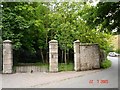 Lodge gates at Graig in LL17 0UL