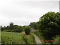Lane and ruin near Rhuallt in LL17 0TF
