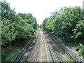 The Central Line looking south towards Buckhurst Hill in IG9 5PA