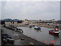 Rhyl harbour in LL18 5AS