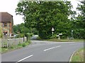 Junction of Rusper Road and Longhurst Lane near Rusper, West Sussex in RH12 4UR