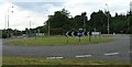 Roundabout on B2114 (with access from A23) between Pease Pottage and Handcross in RH17 6HA