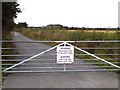Entrance to Police Helicopter Hangar in LL18 5UE