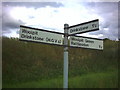 Road sign near Woolpit Green in IP30 9RF