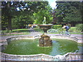 Fountain in Manor Park, Sutton. in SM1 4SB