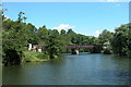 Bristol and Bath railway path crossing the river Avon. in BA2 9BB