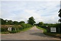 Track leading to Heath Barn Farm, Risby in West Suffolk District