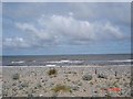 Sea view from Cyclepath 5 in LL18 5DN