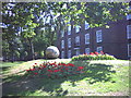 Sculpture on Springfield Housing Estate, Clapham. in SW8 5JJ