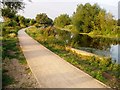 New cyclepath along the Cam in CB25 9JB