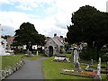Churchyard at Llandrillo yn Rhos in LL28 4TG