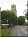 Tower and Gates of Fotheringhay Church in Fotheringhay