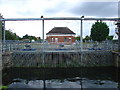 Sluice gates for the Queen Mary reservoir in TW18 2HU