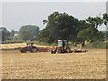 Preparing to plough a corn field, near Kingston Blount in OX39 4ST