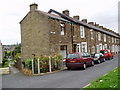 Terrace housing, Frederick Street, Barnoldswick, Yorkshire in BB18 5LD
