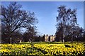 Trent Park House in Spring in EN4 0BY