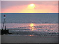Sunset at Hunstanton in PE36 5AY