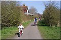The Cuckoo Trail cycle path near Hellingly in BN27 1PB