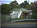 Footbridge over B2230. in SM1 2NX