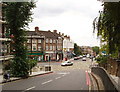 West End Lane junction with Finchley Road, Hampstead in NW3 7RX