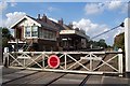 The level crossing and station, Attleborough, Norfolk in Attleborough Queens & Besthorpe Ward