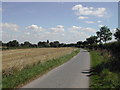 Halloughton Farm Lane in Halloughton