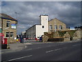 Entrance to Rolls-Royce, Barnoldswick, Yorkshire in BB18 6HQ