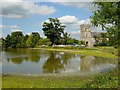 Falmer Pond and St Laurence Church in BN1 9PG