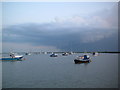 Storm clouds gathering at Orford Quay in IP12 2NB
