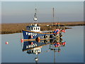 Fishing Boat in Wells Harbour in NR23 1LG