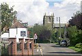 Village pub and church, Tetford in Tetford