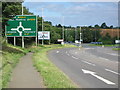 Roundabout on A47, Uppingham in LE15 9RD