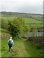 Pennine Way, Ponden Reservoir in BD22 0FF
