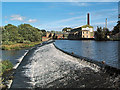 Weir on the River Wharfe at Otley in LS21 2BZ