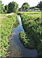Pymme's Brook looking towards Osidge Lane in EN4 8LW