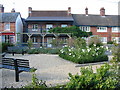 Garden opposite the Cranborne estates office in the centre of Cranborne in BH21 5PU