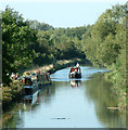 Narrow boats at Watermead Country Park in LE4 8AF