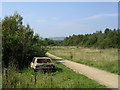 Burnt-out Peugeot 309, Auchnacraig in G81 5BY