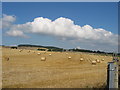 Harvest scene on the Kinross/Fife border in KY13 9SH
