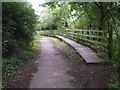 Raised footway at the end of Marsh Lane in B92 0LS