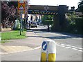 Railway bridge over Cobham Road in KT22 9QS