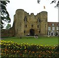 Tonbridge Castle Gatehouse - S Side, Tonbridge, Kent in TN9 1AH